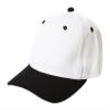 TOP HEADWEAR Baseball Cap Hat- White/Black view 1