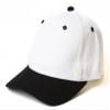 TOP HEADWEAR Baseball Cap Hat- White/Black view 2