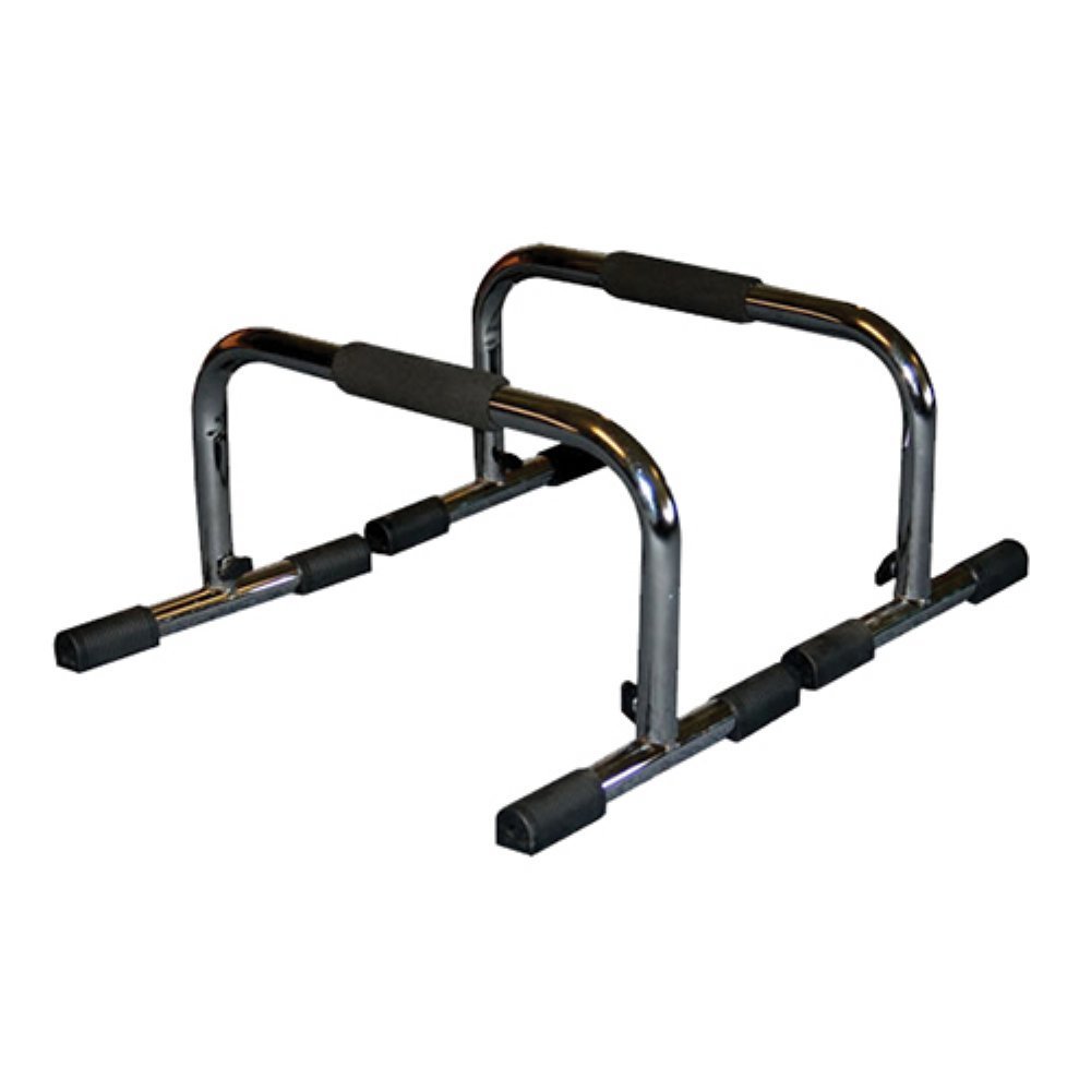 JFIT Tall 9 Pro Push Up Bar Stand - Durable Metal Fitness Equpiment Made in Taiwan - Padded Handles For Secure Grip, Non Skid Feet, Elevated Bar For Enhanced Push Ups