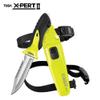 TUSA FK-910 X-Pert II Dive Knife, Drop Point, Flash Yellow view 2