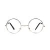 Gravity Shades Circular Silver Frame Clear Lens Glasses view 2