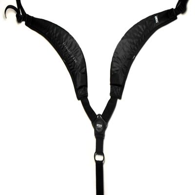 IZZO Golf Comfort Swivel Dual-Strap Golf Bag Strap, Medium/Large,Black
