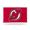 Rico Industries NHL New Jersey Devils 3-Foot by 5-Foot Single Sided Banner Flag with Grommets view 1