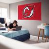 Rico Industries NHL New Jersey Devils 3-Foot by 5-Foot Single Sided Banner Flag with Grommets view 4