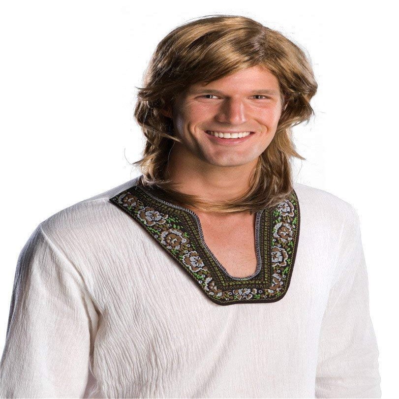 Rubies Costume Co 70s Guy Brown Wig Adult