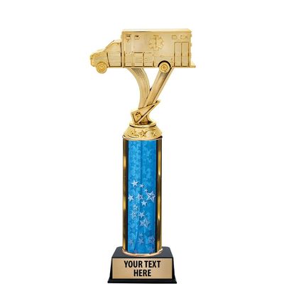 Crown Awards 10.5" Ambulance Trophy, Ambulance Trophies with Customized Text