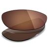 Mryok UV400 Replacement Lenses for Oakley Monster Dog Sunglasses, HD Polarized, UV Protection, Impact Resistant & Perfectly Fit - Bronze Brown view 1