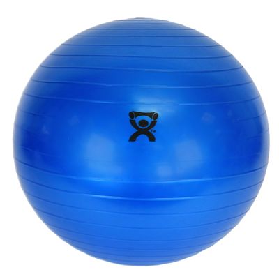 CanDo Inflatable Exercise Ball - Blue 41.3", Durable Extra Thick Non-Slip Stability Ball for Core Workouts, Yoga, Pilates, Active Seating, Physical Therapy, Pregnancy, Home Gym, Flexibility