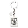 Christian Art Gifts Teacher Appreciation Keychain with Scripture: A Good Teacher Touchers a Heart - 1 Cor. 16:14 Inspirational Bible Verse Pink Keychain with Apple Charm Accessory & Split Key Ring view 2