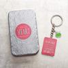 Christian Art Gifts Teacher Appreciation Keychain with Scripture: A Good Teacher Touchers a Heart - 1 Cor. 16:14 Inspirational Bible Verse Pink Keychain with Apple Charm Accessory & Split Key Ring view 3