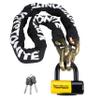 Kryptonite New York FAHGETTABOUDIT 1415 Bike Chain Lock, 3.25 Feet Long 14mm Steel Chain 15 Pounds Heavy Duty Anti-Theft Bicycle Lock with Keys, 10/10 Security Rating for E-Bike E-Scooter Motorcycle view 1