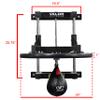 Valor Fitness Adjustable Speed Bag Platform  24" Wall Mount Speed Ball Kit with Crank Adjustment, 1" Thick Board, Boxing Punching Bag Training for Home Gym, Reflex & Coordination Workouts view 2
