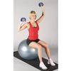 JFIT Neoprene D-Grip Dumbbell Weight, 5LB view 2