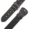 Aker Leather B01 Sam Browne Duty Belt, Black Basketweave, Full Leather-Lined, 2.25 Wide with Two-Prong Chrome Buckle, Size 32, Order 2 Sizes Up, Made in USA view 2