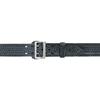 Aker Leather B01 Sam Browne Duty Belt, Black Basketweave, Full Leather-Lined, 2.25 Wide with Two-Prong Chrome Buckle, Size 32, Order 2 Sizes Up, Made in USA view 4
