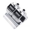 GOGO 2-Unit Desktop Mechanical Tally Counter Clicker with Base Mount, Resettable Manual 4 Digit Counter Mount Stand view 1