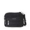 Baggallini unisex adult Triple Zip Bagg cross body handbags, Black, One Size US view 1