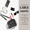 Baggallini unisex adult Triple Zip Bagg cross body handbags, Black, One Size US view 4