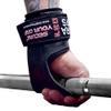 Cobra Grips PRO Weight Lifting Gloves Heavy Duty Straps Alternative to Power Lifting Hooks for Deadlifts with Built in Adjustable Neoprene Padded Wrist Wrap Support Bodybuilding (FIT Blue Leather) view 2