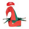 Beistle 20736 Felt Elf Hat with Bells, One Size Fits Most, (Red/Green) view 3