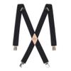 Dickies mens 1-1/4 Solid Straight Clip apparel suspenders, Black, One Size US view 1