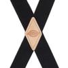 Dickies mens 1-1/4 Solid Straight Clip apparel suspenders, Black, One Size US view 2