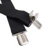 Dickies mens 1-1/4 Solid Straight Clip apparel suspenders, Black, One Size US view 4