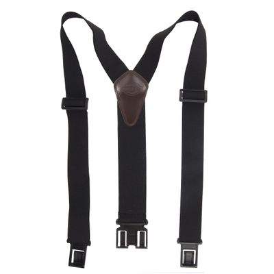 Dickies Mens Belt Clip Stretch Suspenders, Black, One Size