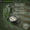 Cammenga Official US Military Tritium Lensatic Compass, Olive Drab Accurate Waterproof Hand Held Compasses with Pouch for Hiking Camping Navigation Survival Backpacking Orienteering view 2