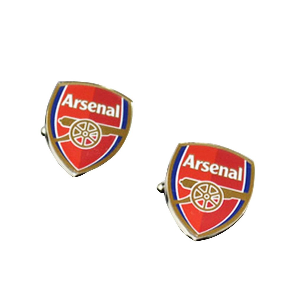 ARSENAL FC Official Players Cufflinks Red Club Crest