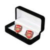ARSENAL FC Official Players Cufflinks Red Club Crest view 2