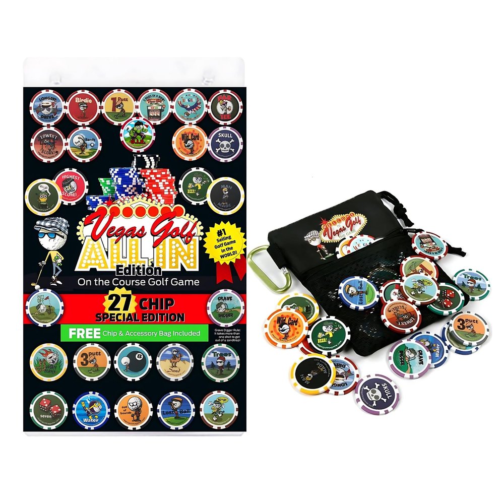 Vegas Golf Game - All-in Edition with Free Tee Bag