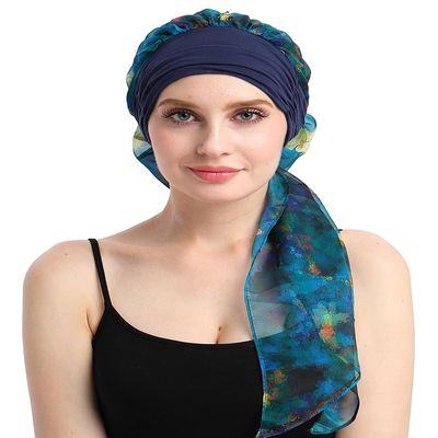 FocusCare Breathable Cancer Turban Cap For Chemo Patients Pre-tie Headcovers For Alopecia Women
