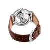 FORSINING Men's Unique Design Luxury Automatic Movt Popular Style Genuine Leather Strap Skeleton Watch view 3