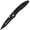 Smith & Wesson CKLPB 5.3in High Carbon S.S. Folding Knife with a 3.2in Drop Point Blade and Stainless Steel Handle for Outdoor, Tactical, Survival and EDC,Black view 2