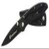 Smith & Wesson CKLPB 5.3in High Carbon S.S. Folding Knife with a 3.2in Drop Point Blade and Stainless Steel Handle for Outdoor, Tactical, Survival and EDC,Black view 4