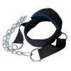 YCYU Padded Neck Training Head Harness with Chain Weight Lifting Chin & Head Neck Exerciser Straps Gym Bodbuilding Equipment for Stronger Neck view 2