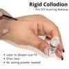 Mehron Makeup Rigid Collodion with Brush | Scarring Liquid | Liquid Scar Makeup | SFX Scar for Film .125 oz (4ml) view 3