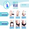 CABEA Babybellyband Original 3-in-1 Pregnancy Belly Band with Groin Straps, Support for Pelvic Floor, Postpartum, Vulvar Varicosities, SPD, Hernia, Prolapse, 30 to 40 Hips (Small) view 3