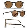 CARFIA Polarized Sunglasses for Women: Acetate Frame, Small/Medium Size, UV400 Protection - Anti Glare CA5288 view 4