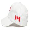 Canada Dad Hat Canadian Maple Leaf Cap Flag Embroidered Unisex Adult (White) view 2