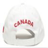 Canada Dad Hat Canadian Maple Leaf Cap Flag Embroidered Unisex Adult (White) view 3