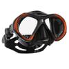 SCUBAPRO Spectra Mini Scuba Mask with Ultra Clear Dual Lens and EZ Equalize Nose Pocket for Small Divers, Black/Bronze view 1
