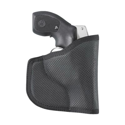 Desantis Nemesis Pocket Holster - Gun Pocket Holsters for Concealed Carry, Fits The S&W J Frame 2"- 2 1/4", M&P 340 2", Taurus 85 2", S&W Bodyguard 38, Kimber K6S 2" - Ambidextrous, Black