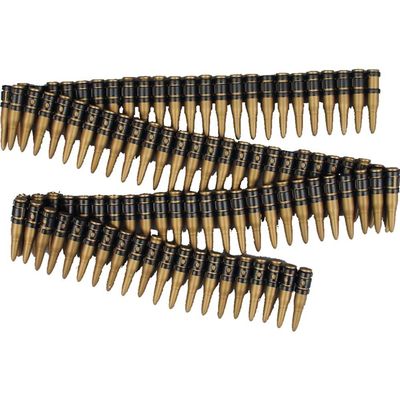 Forum Novelties Deluxe Ammo Belt 60 inch - Bullet Belt Halloween Prop Weapon - Gold & Black