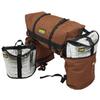 TrailMax Large Saddlebags for Trail Riding; Insulated Saddle Bags for HorsesWith Detachable Cantle Bag; Saddle Bag & Cantle Bag Set; Saddle Bags for Western & Endurance Saddles; Brown view 1