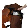 TrailMax Large Saddlebags for Trail Riding; Insulated Saddle Bags for HorsesWith Detachable Cantle Bag; Saddle Bag & Cantle Bag Set; Saddle Bags for Western & Endurance Saddles; Brown view 2
