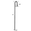 Deerbusters 18" Rebar J Hook Ground Stakes, 3/8" Rebar- 20 Pack view 2