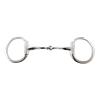 Korsteel Stainless Steel Slow Twist Eggbutt Snaffle Bit, 5" view 1