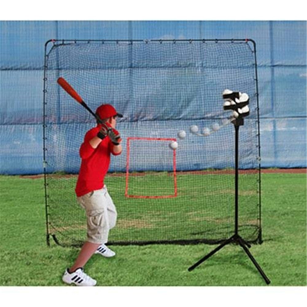 Heater Sports Big League Drop Toss Pitching Machine and Big Play Practice Net